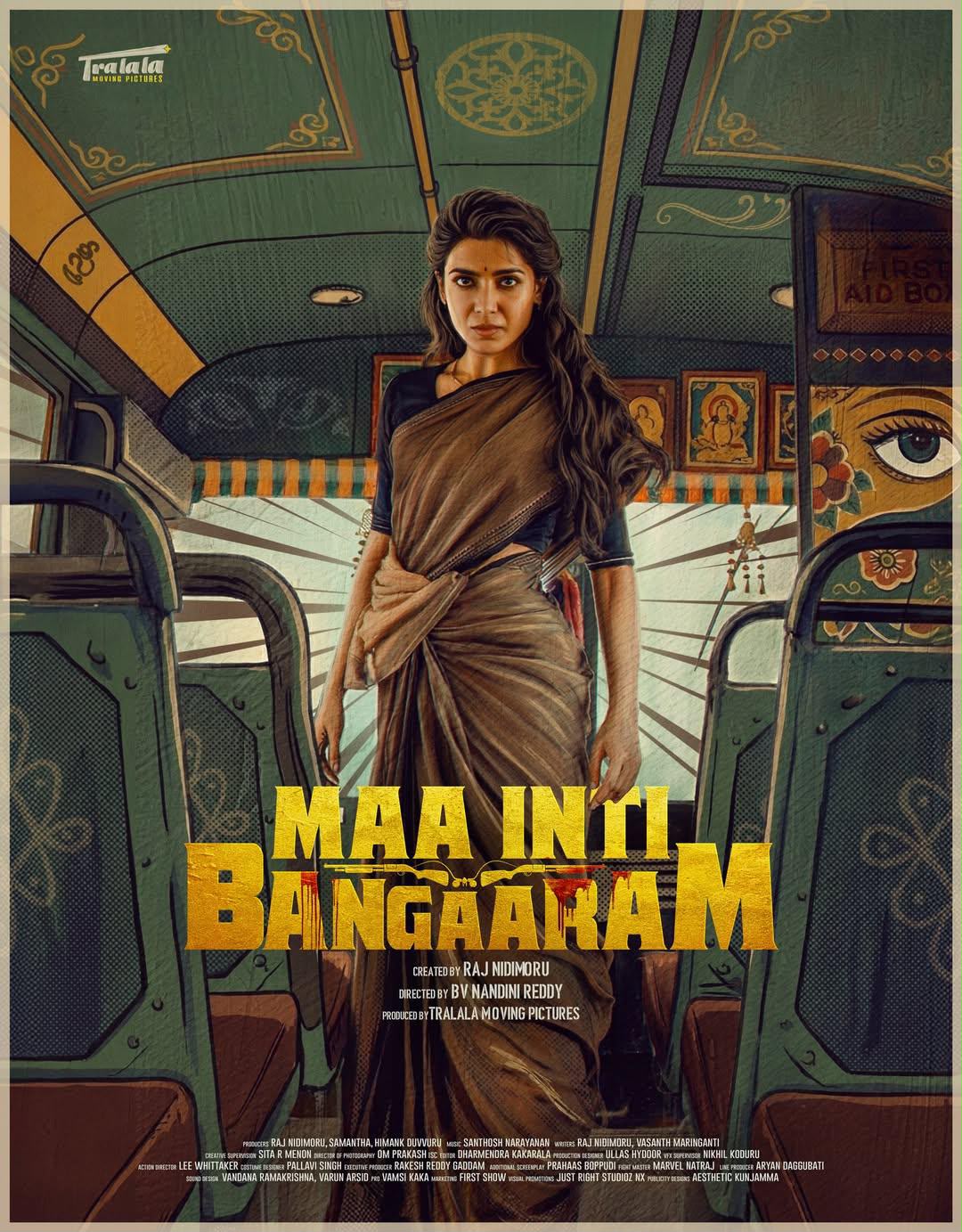 Maa Inti Bangaaram theatrical poster featuring Samantha